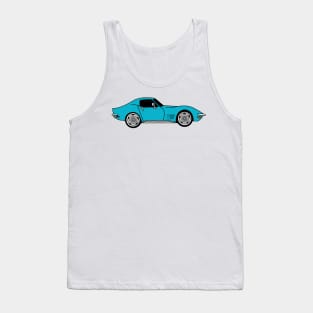 Mulsanne Blue C3 Corvette Tank Top